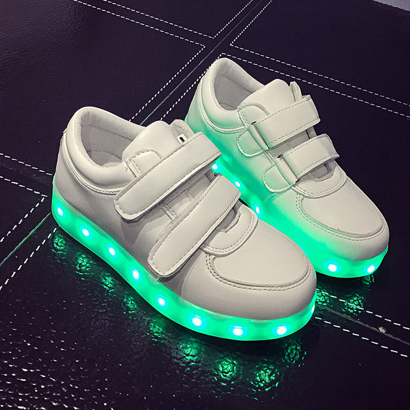 Buy IGxx LED Shoes for Men USA Star LED Sneakers USB Recharging Light Up  Shoes LED Women Glowing Luminous Flashing Shoes Kids Blue at Amazon.in